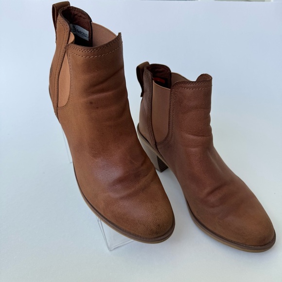Timberland Brynlee Park Chelsea Boots Womens 7 Brown Leather Western - Picture 2 of 13